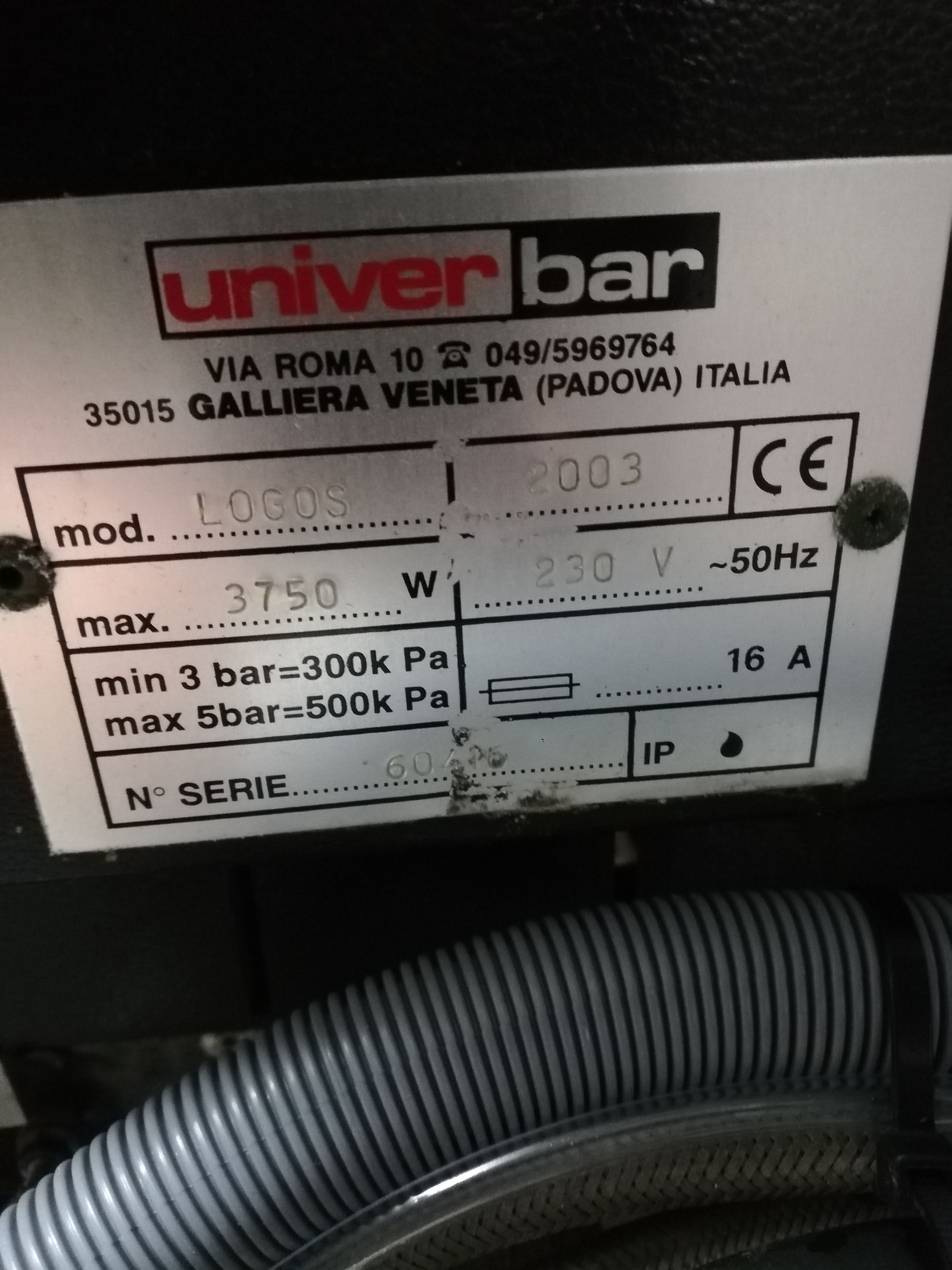 lavavajillas Univerbar